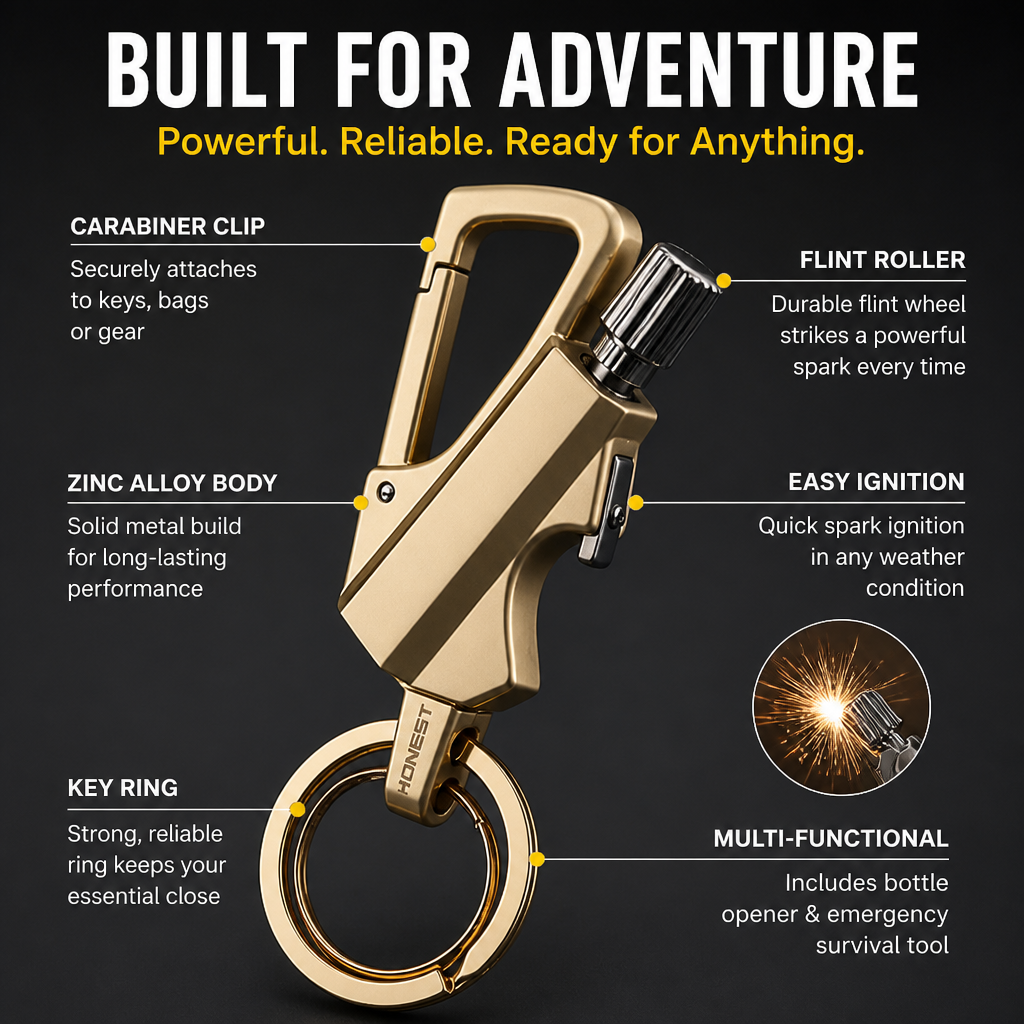 IgnisFlare™ — Strike One Spark and Get Fire in Any Storm, Anywhere