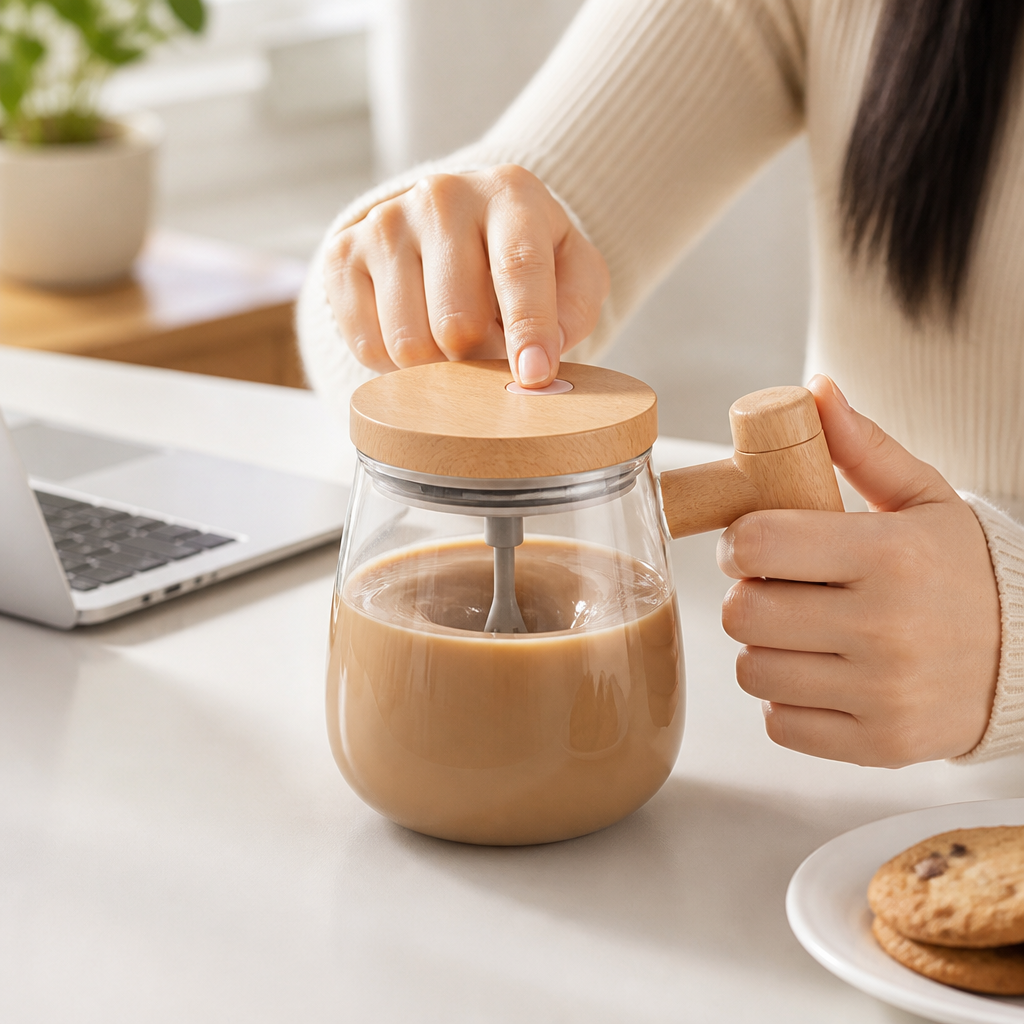 High-Speed One-Button Electric Stirring Cup (400ml)