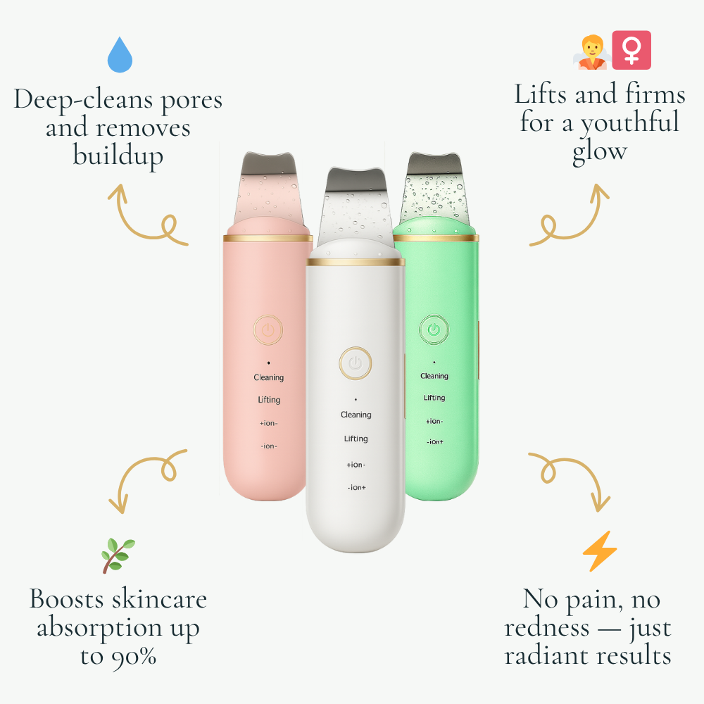 Ultrasonic Skin Cleanser for Professional Use - SkinPulse Device
