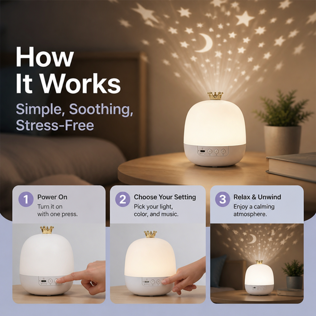 LumiStar™ — Drift Into Deep Sleep Wrapped in Soothing Starlight and Calm
