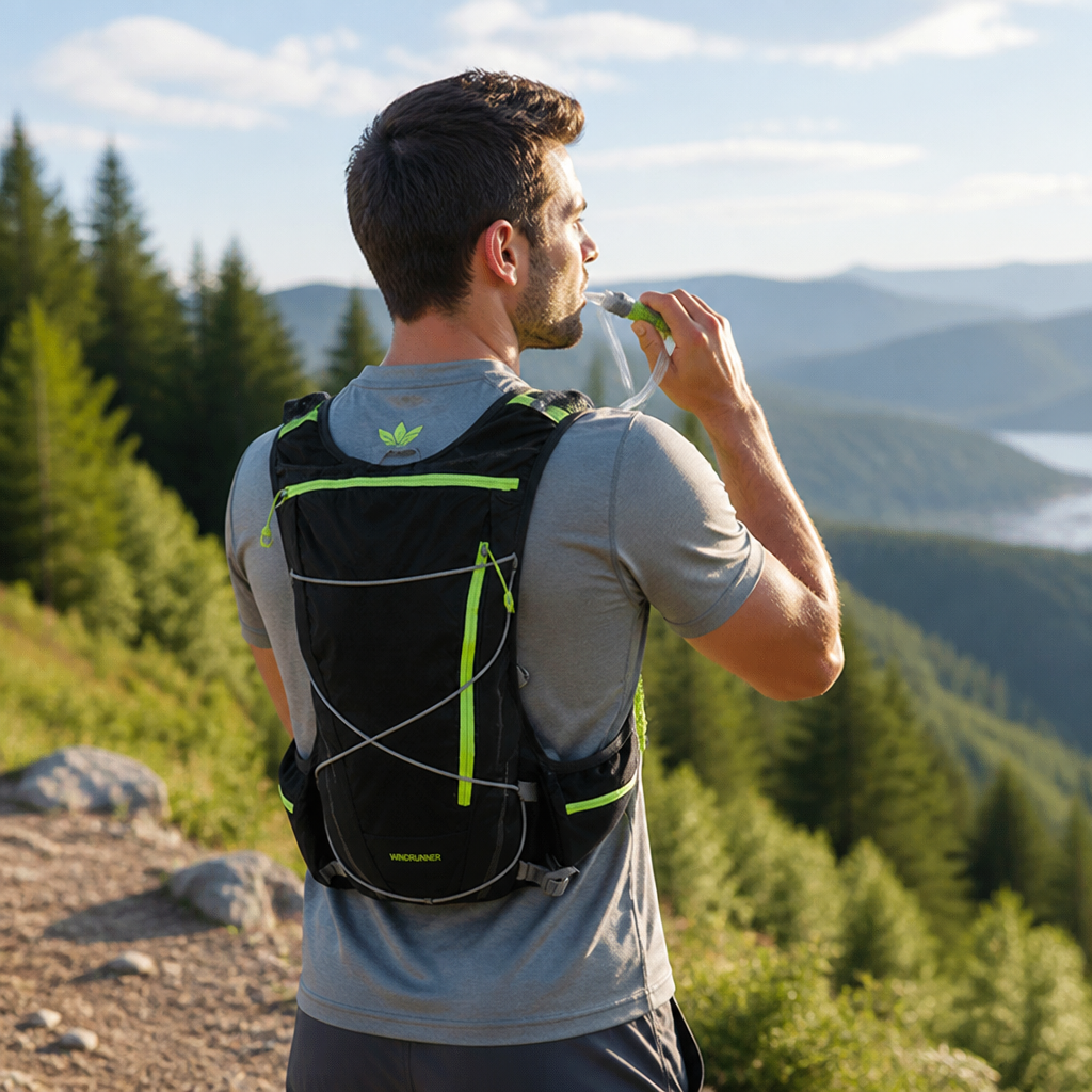 Lightweight Breathable Hydration Pack (1.5L Bladder)