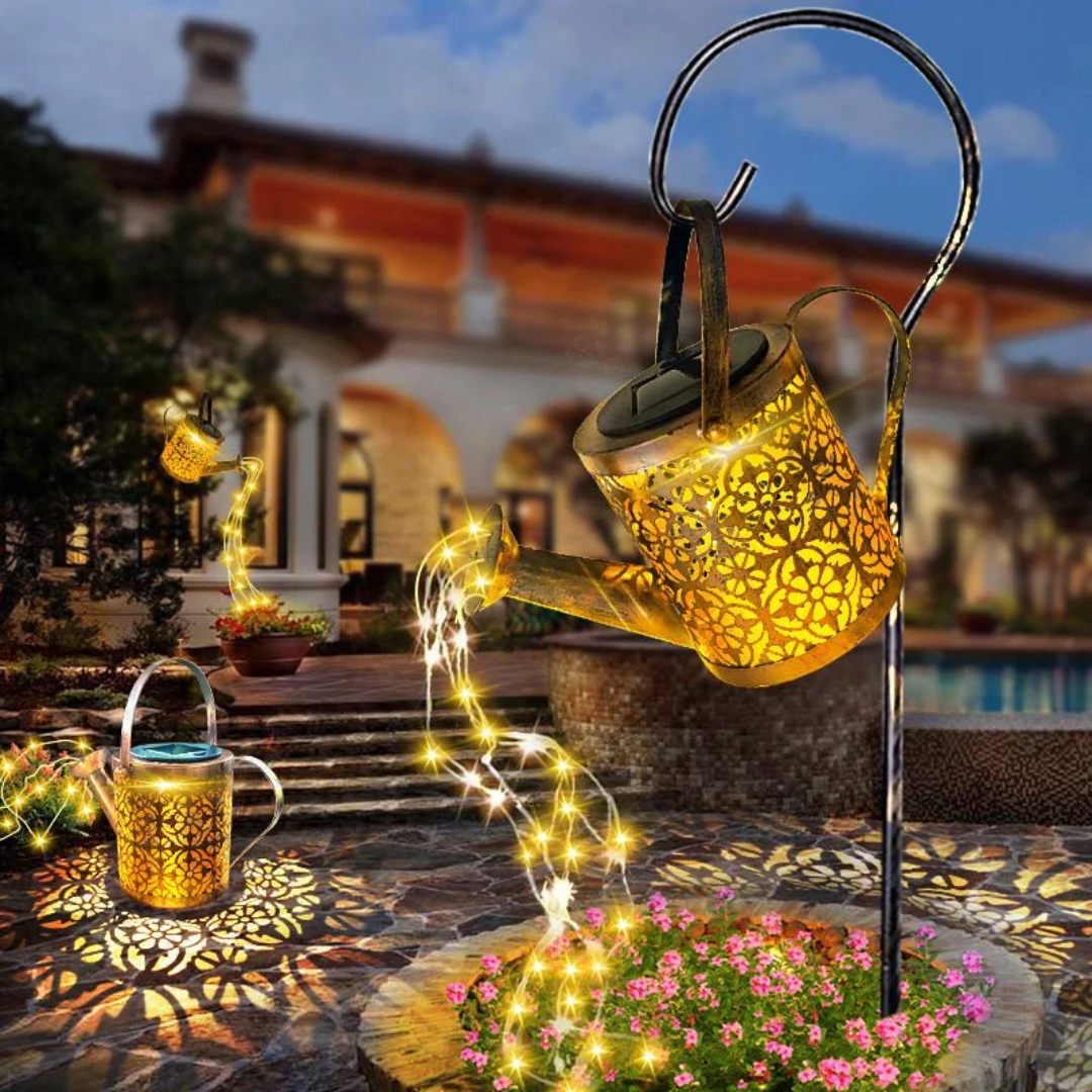 Solar-Powered Garden Light for Outdoor Use with Starry Glow