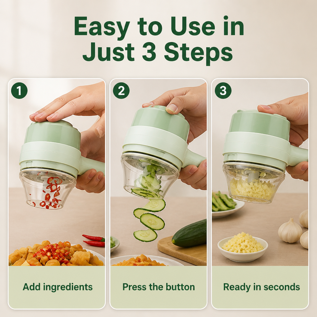 VerveSlice™ — Revolutionize Your Kitchen with Fast, Flawless Prep and Effortless Cleanup