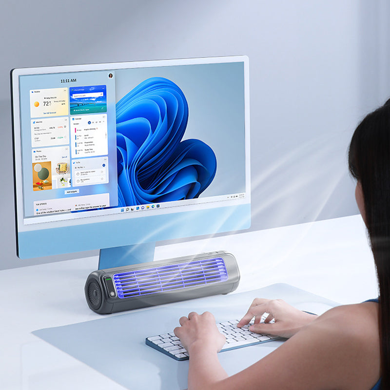 Bladeless Personal Air Conditioner – Rechargeable Cordless Cooler for Home, Desk & Travel