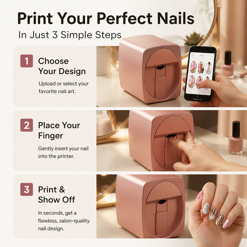 RamoraPrint™ — Own Stunning, Flawless Nails That Speak Your Style Instantly
