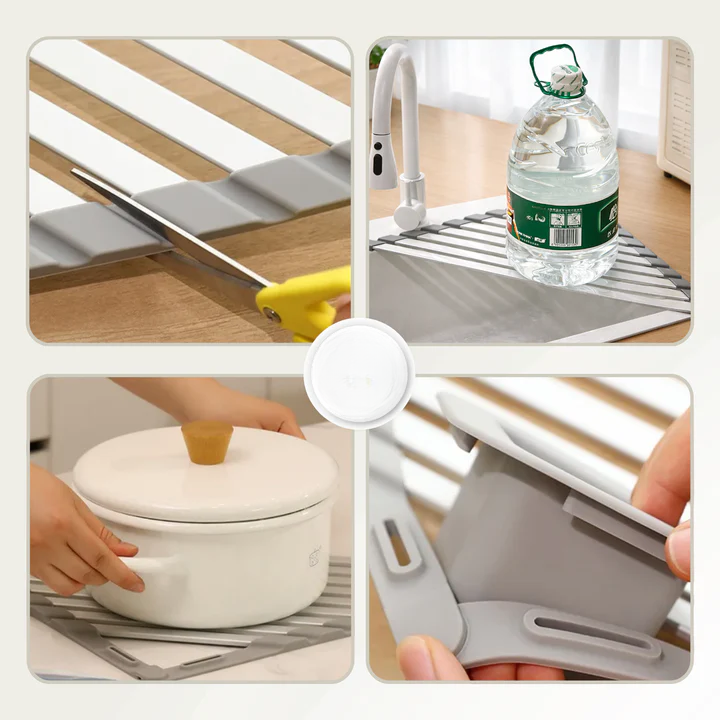 Kitchen Corner Organizer with Direct Sink Water Flow
