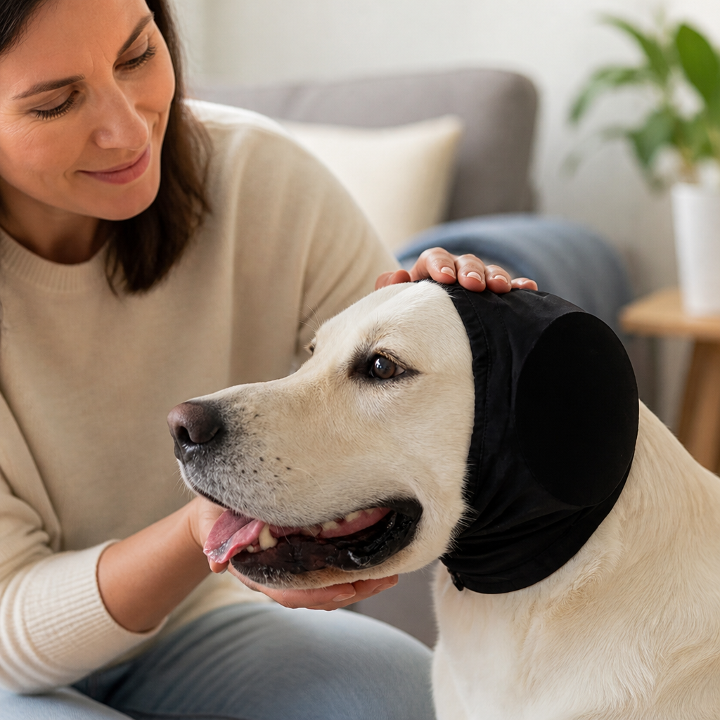Calming Compression Noise-Reducing Dog Ear Cover
