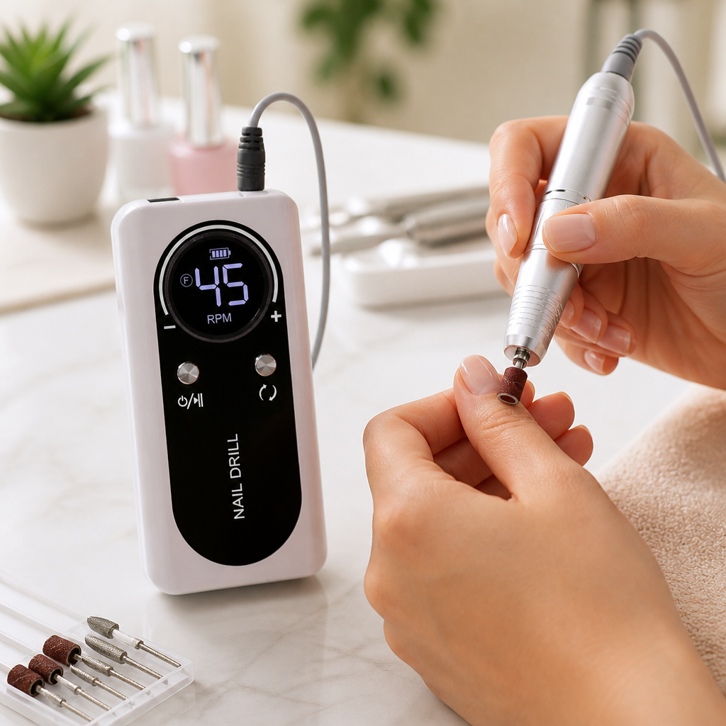 High-Speed 45000RPM USB-Rechargeable Low-Noise Electric Nail File