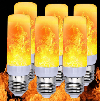 Moving Flame Effect LED Lamp for Ambient Lighting