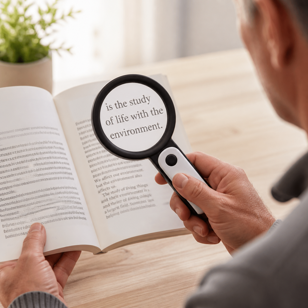20x Optical Ergonomic Handheld Magnifying Glass