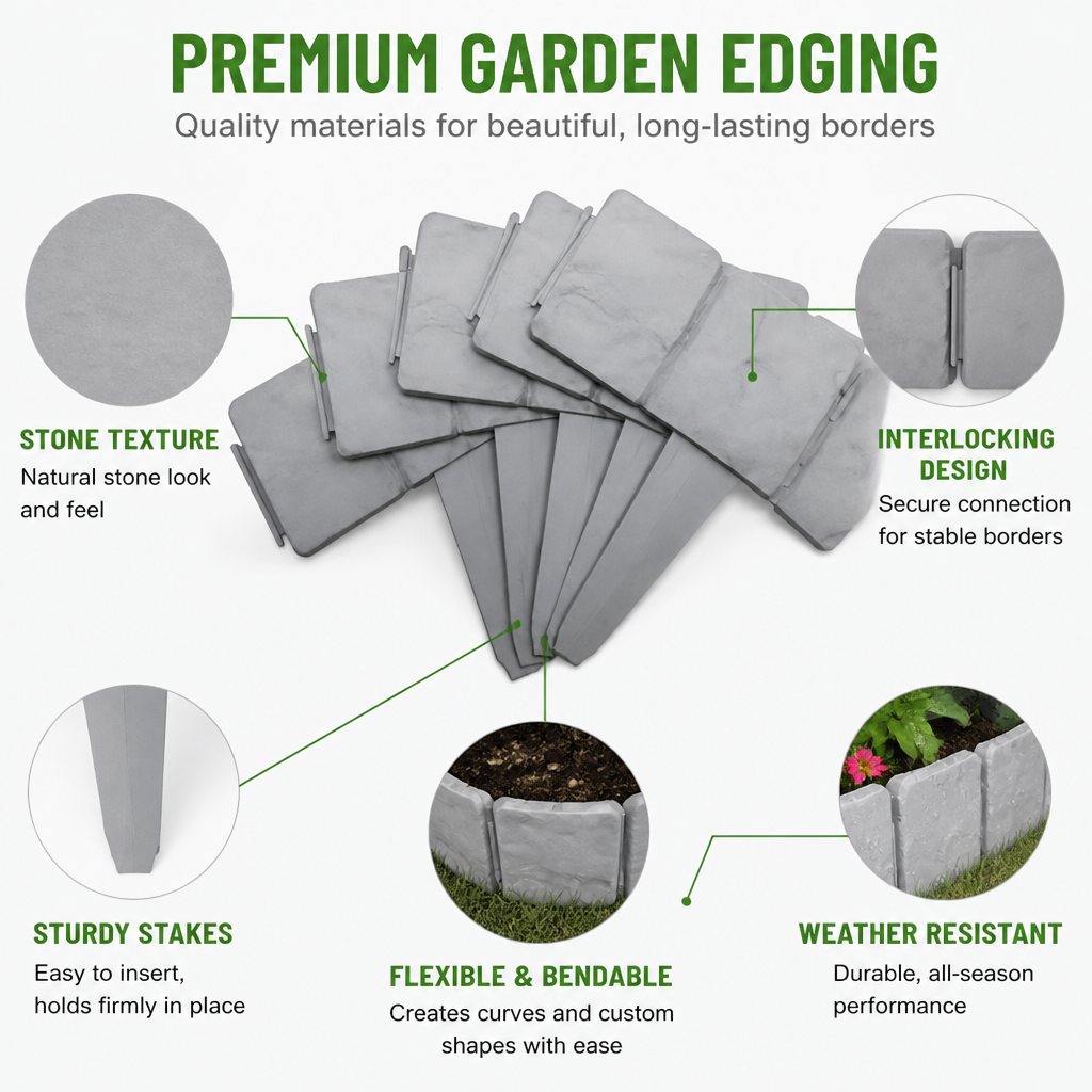 StoneRidge™ — Craft Crisp, Stunning Garden Borders That Impress Every Day