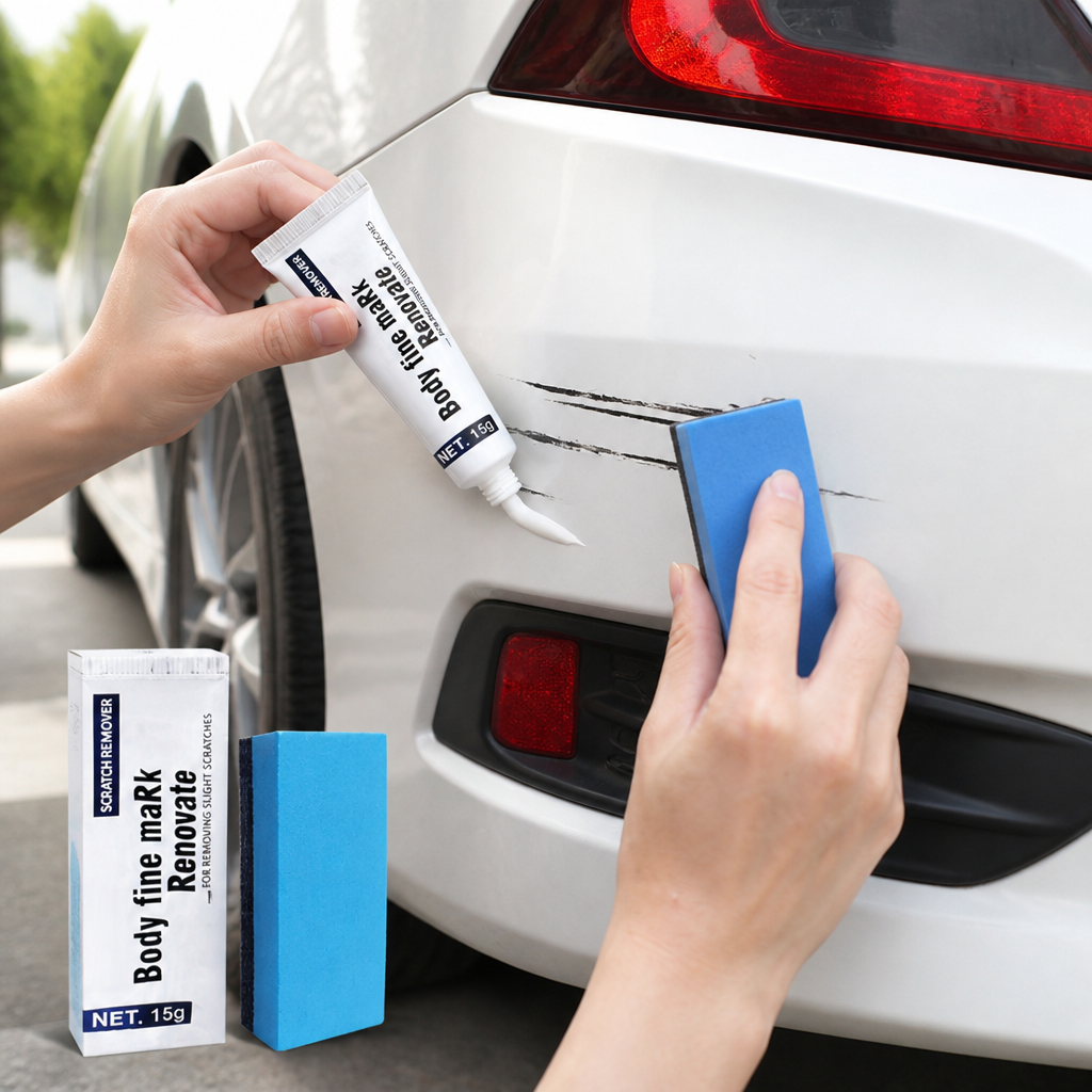 Dual-Action Polish & Seal Scratch Repair Paste (Includes Sponge)