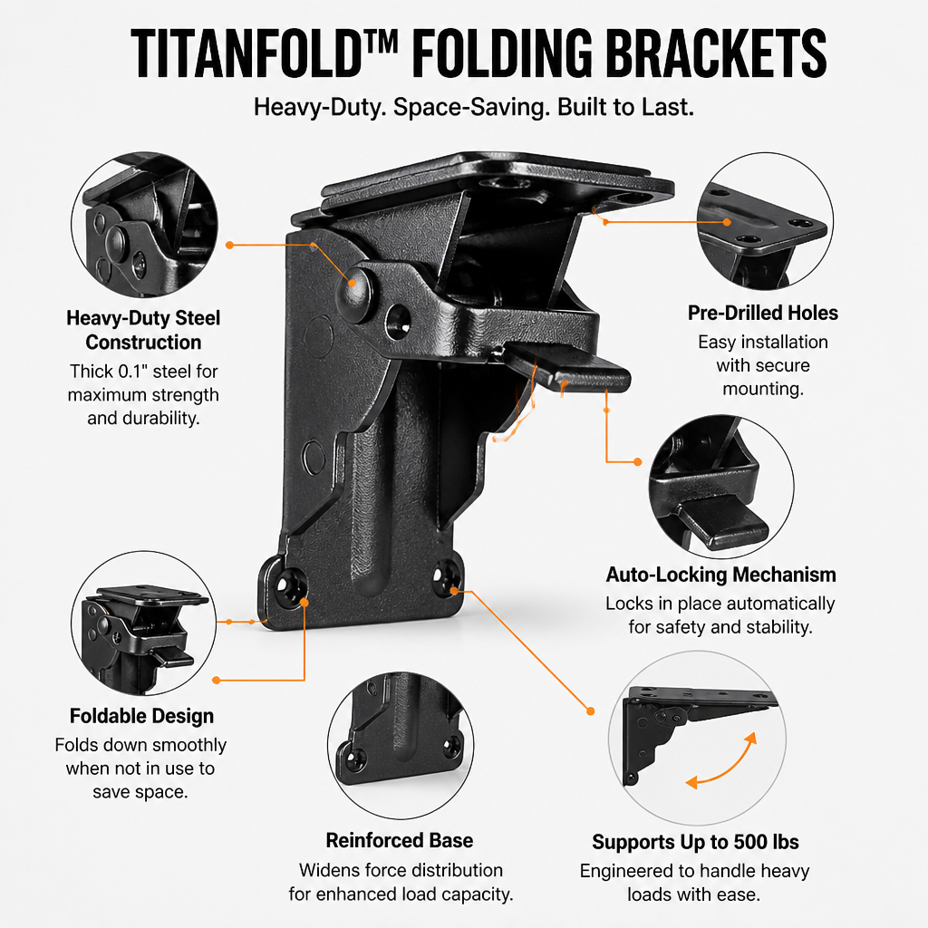 TitanFold™ — Transform Your Space with Unshakable Strength and Effortless Folding