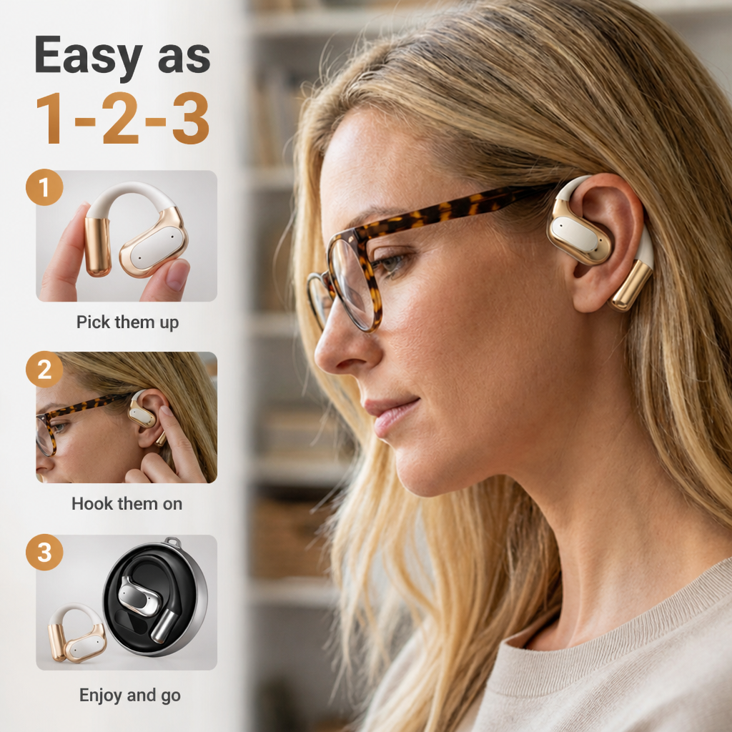 VibeAir™ — Feel Every Beat with All-Day Freedom and Crystal-Clear Calls