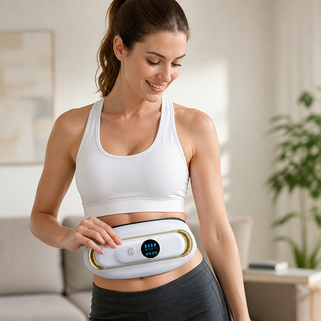 High-Frequency Vibration & Heating Waist Massager (USB Rechargeable)