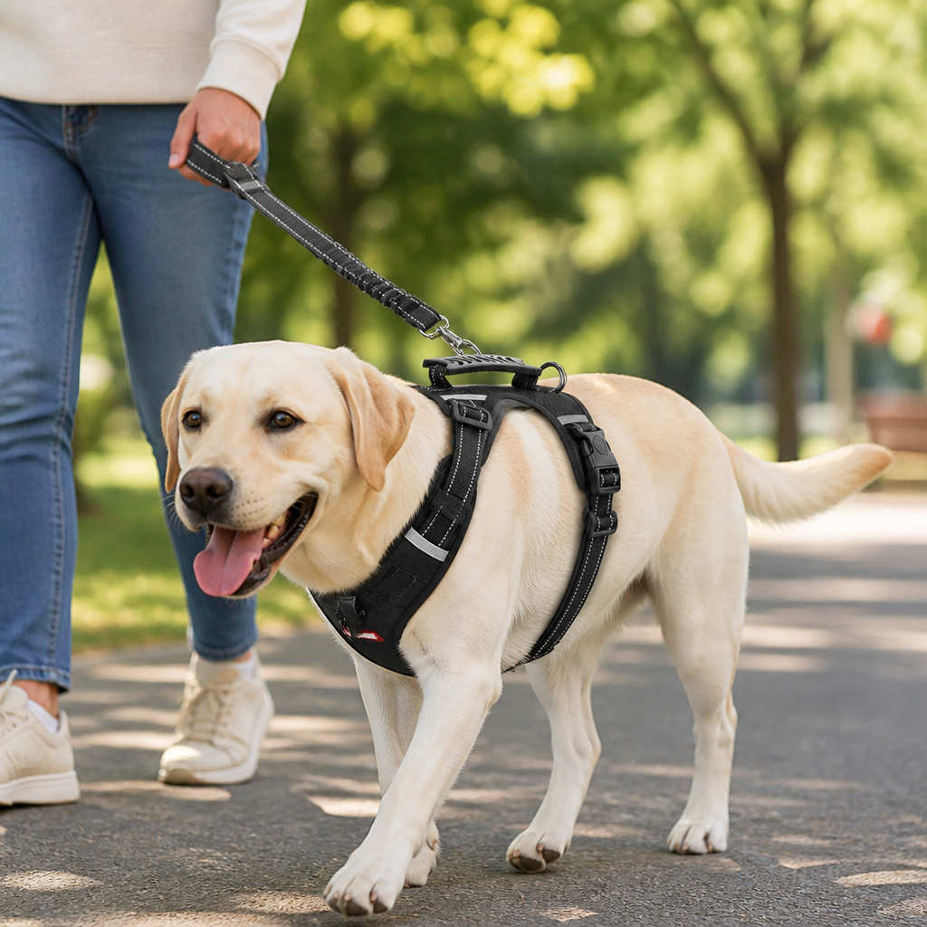 No-Pull Padded Reflective Dog Harness