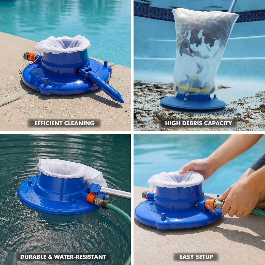 Fast Water-Resistant Pool Vacuum (For Pools & Spas)