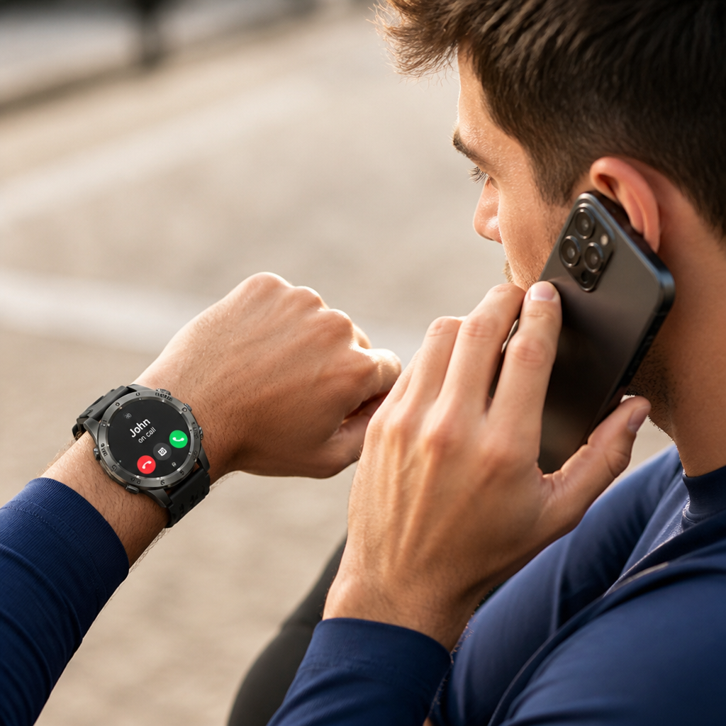 1.53-Inch HD Bluetooth Calling Swimproof Smartwatch