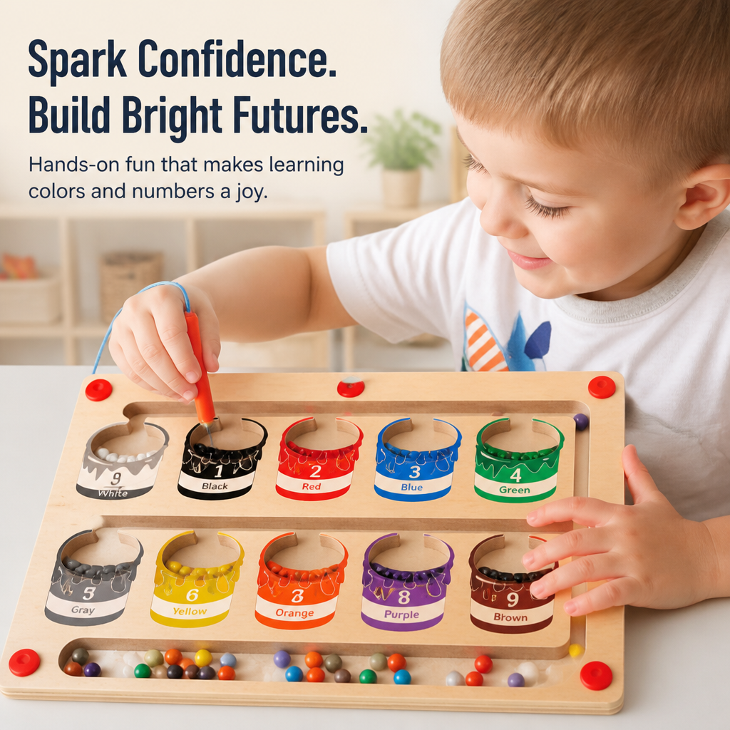 Brillomaze™ — Spark Confidence and Joy as Your Child Masters Colors and Numbers with Ease