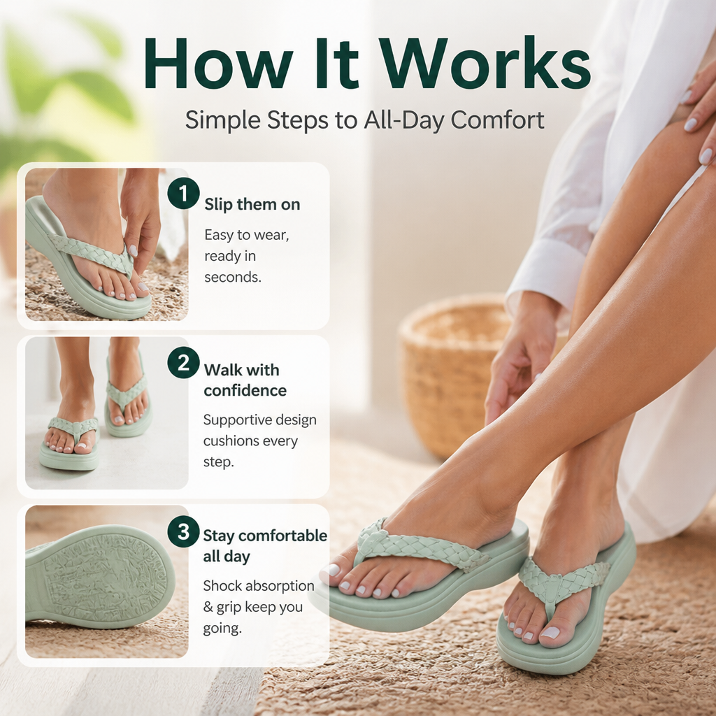 VivaStride™ Sandals — Walk Pain-Free All Day with Confidence and Cloud-Like Comfort