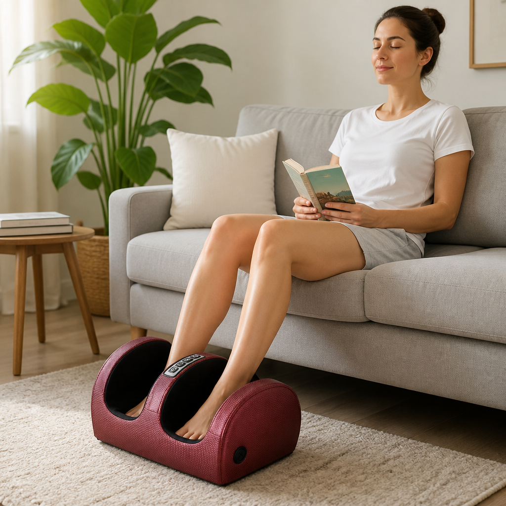 3D Massage Heat Therapy Foot & Calf Massager