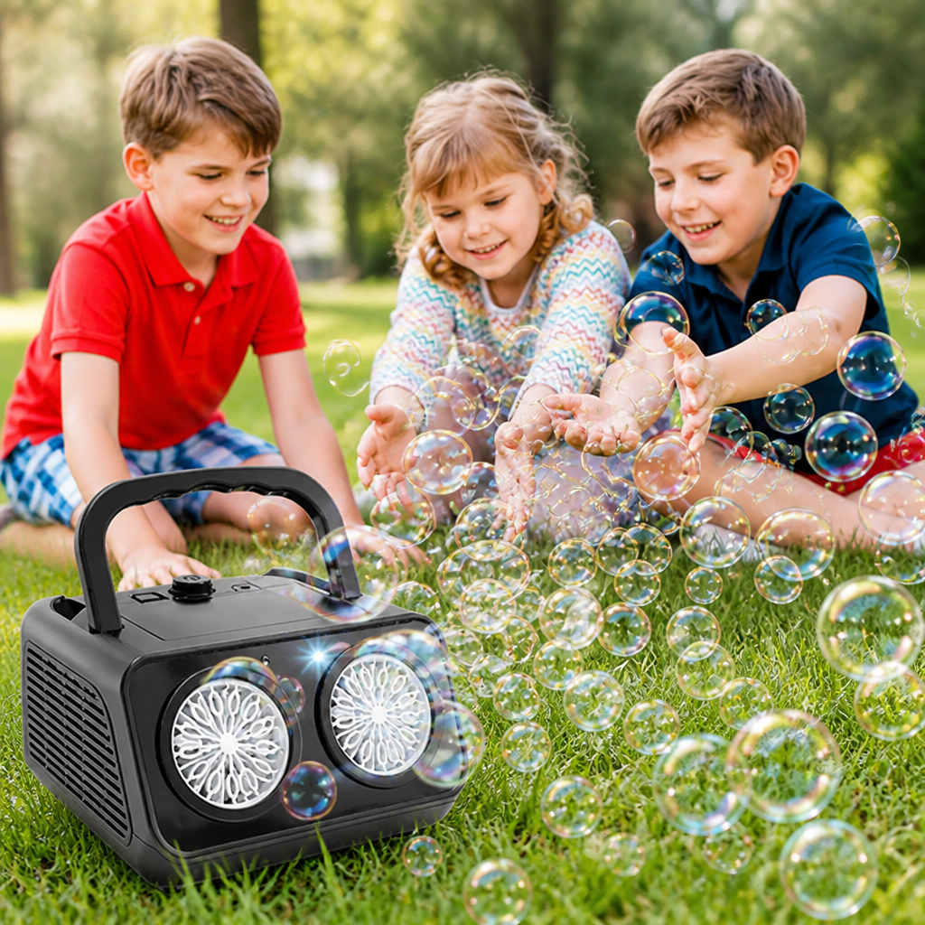 BubbleBliss™ Pro — Instantly Ignite Joy with a Dazzling Flood of Colorful Bubbles