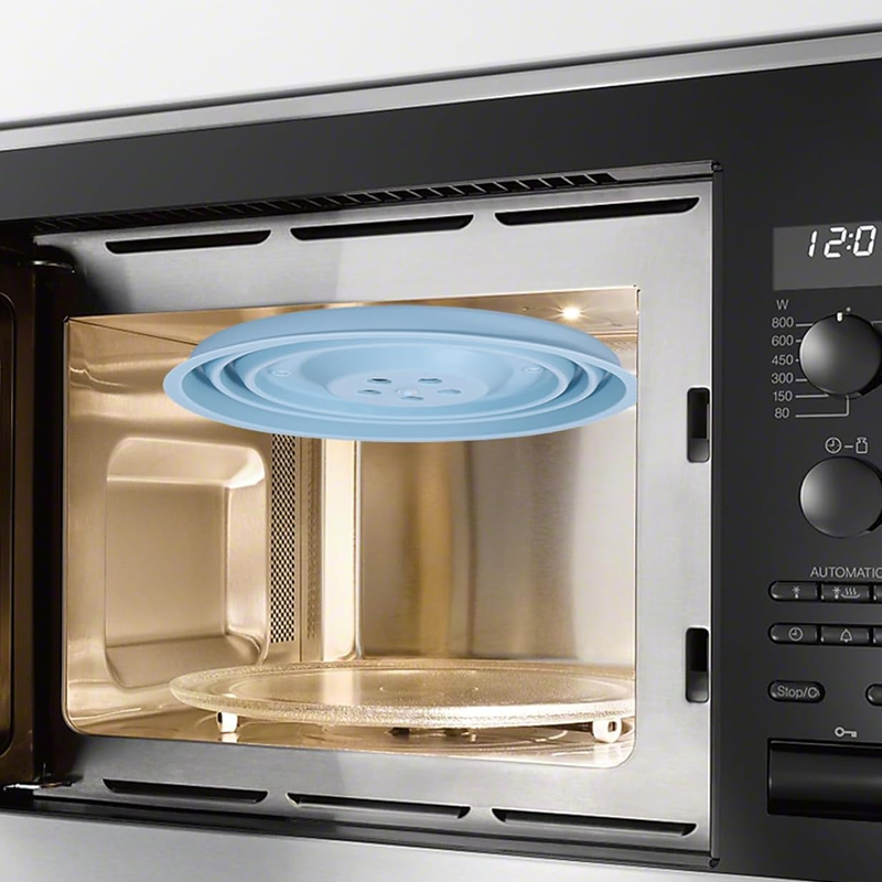 Microwave Lid with Magnetic Top and Steam Release Vents – Collapsible