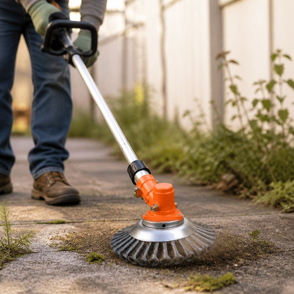 Knotted Carbon Steel Weed Trimmer Attachment (Universal Fit)