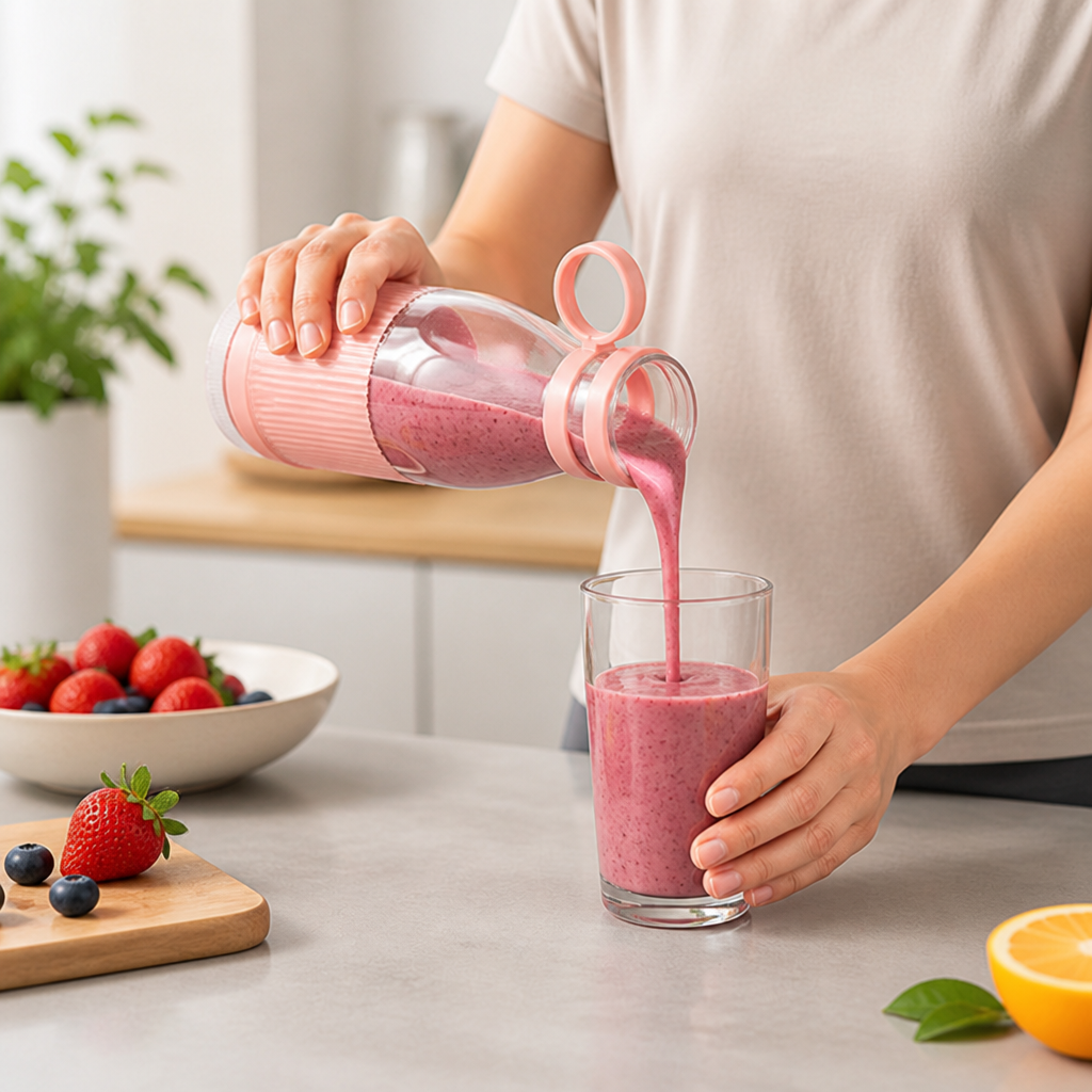 High-Speed Self-Cleaning BPA-Free Portable Blender