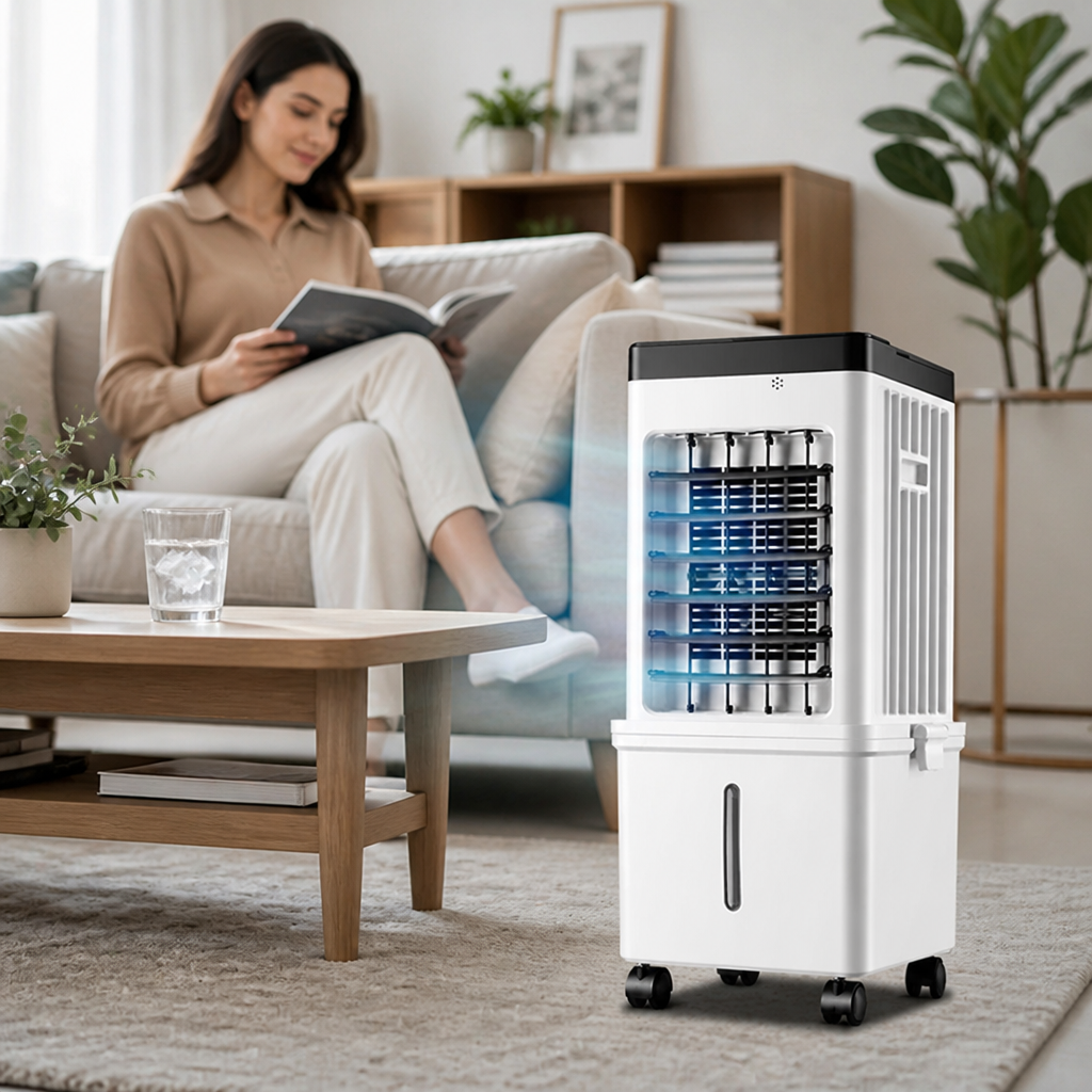 Windowless 3-in-1 Cooling, Humidifying & Purifying Portable Air Conditioner