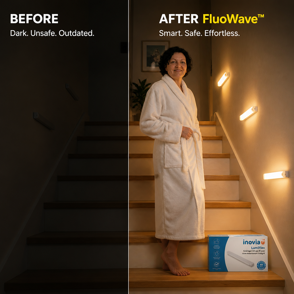 FluoWave™ — Hands-Free Light That Transforms Darkness Into Easy, Instant Safety