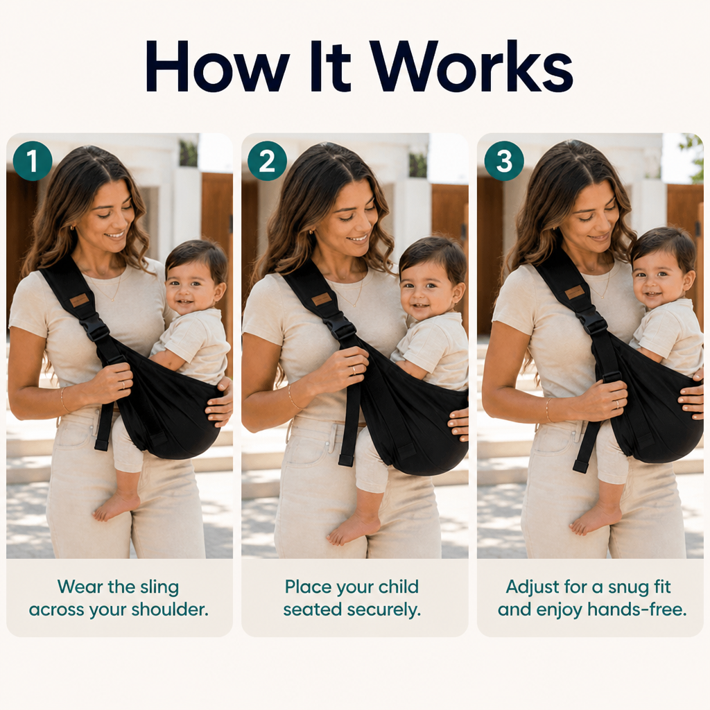 GlideNest™ — Effortless Comfort and Freedom to Cherish Every Adventure with Your Toddler