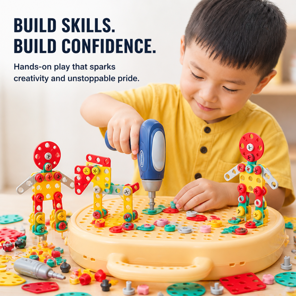 SparkVenture™ — Swap Screen Time for Real Drill-and-Build Adventures Kids Crave