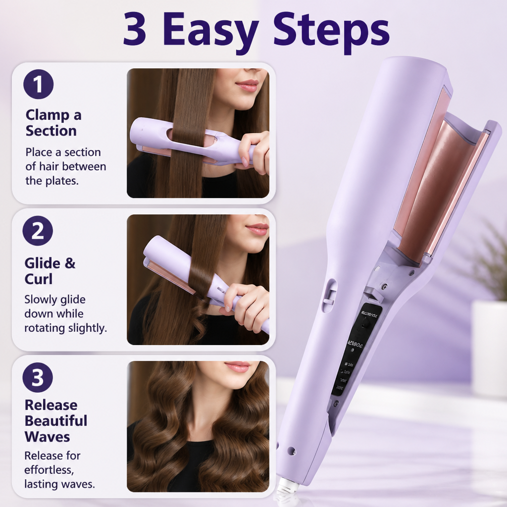 SilqueCurve™ — Instantly Transform Your Hair with Effortless, Head-Turning Waves