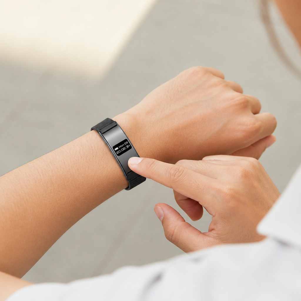 Ultra-Thin IPX8 Waterproof Fitness Tracking Smartwatch