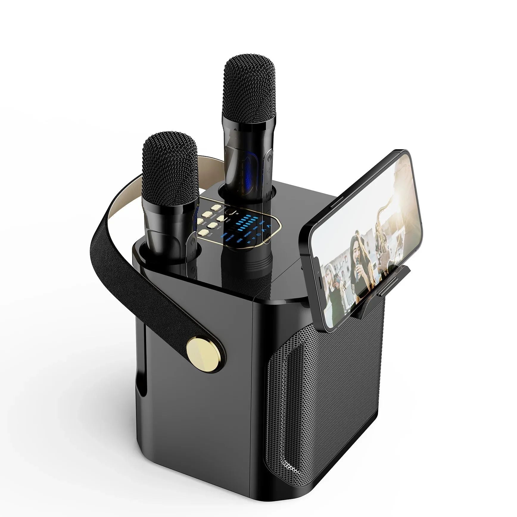 Ultimate Wireless Karaoke Speaker with Dual Mics & Surround Sound