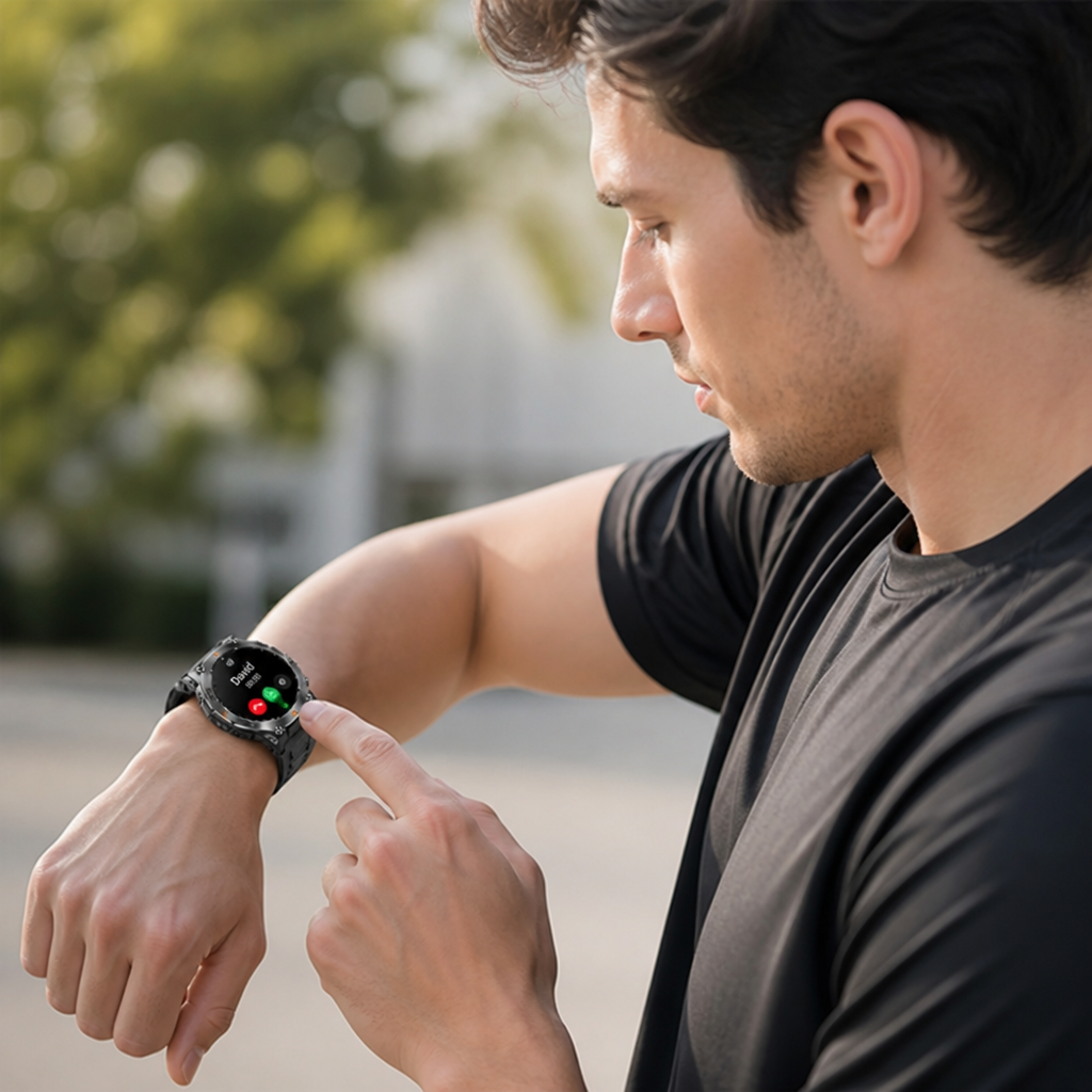 Bluetooth Calling 1.43in HD Sports Watch