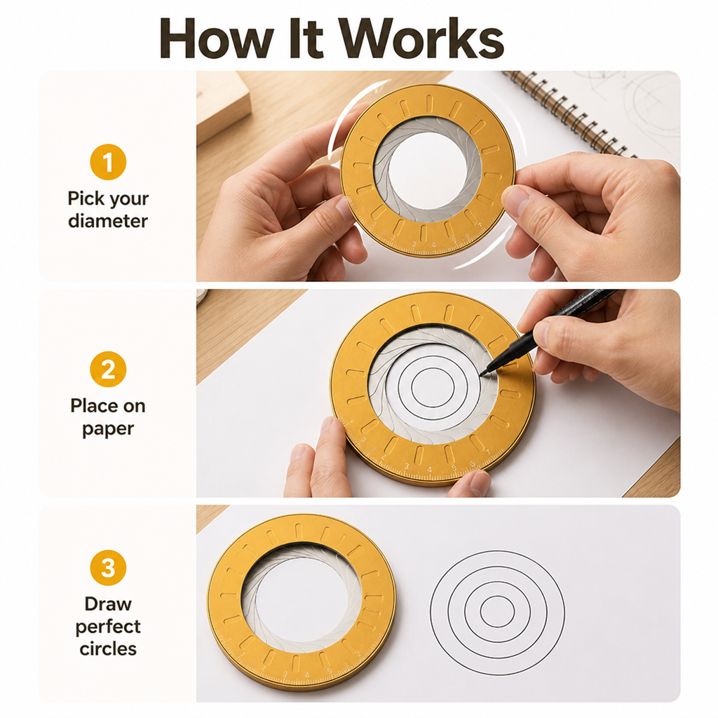 HaloRim™ — Create Flawless Circles That Protect Your Masterpiece Every Time
