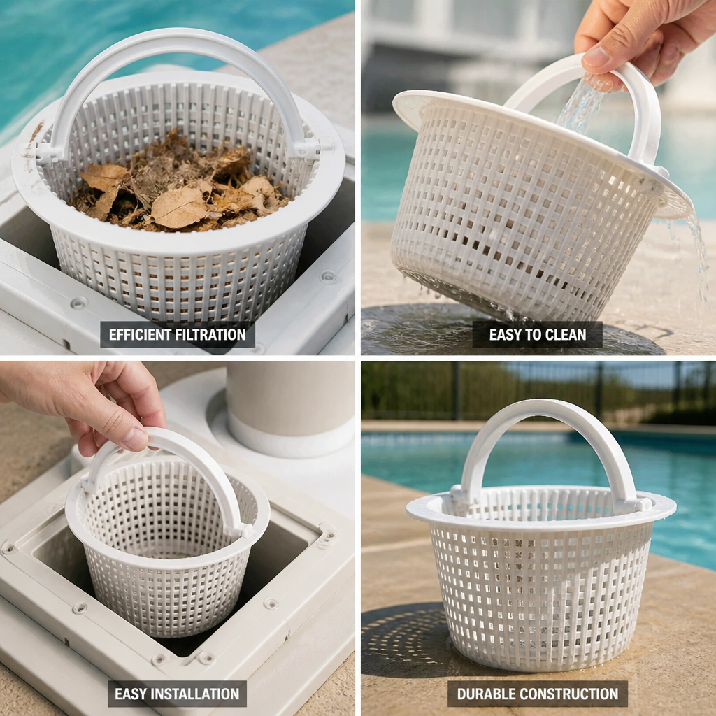 Universal Fit Durable Pool Skimmer Basket