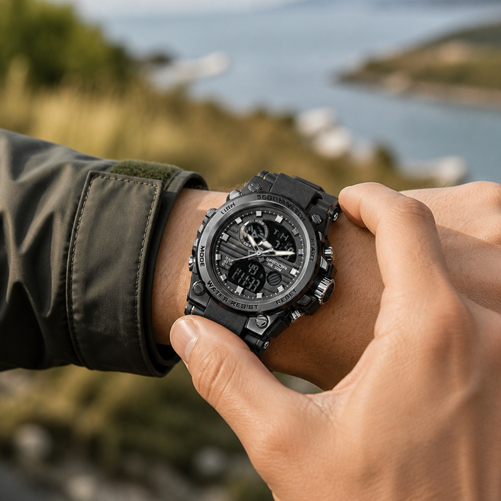Waterproof Luminous Multifunctional Outdoor Watch