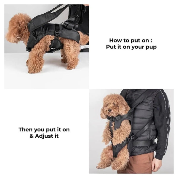 Waterproof Pet Backpack Carrier – Breathable Travel Space for Dogs & Cats