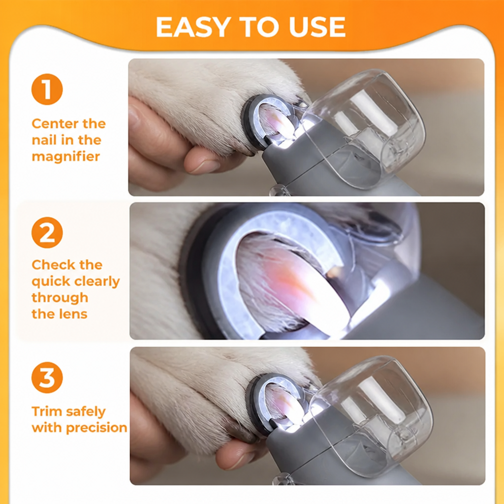 ClariPaw™ — See Every Nail, Trim with Calm Confidence