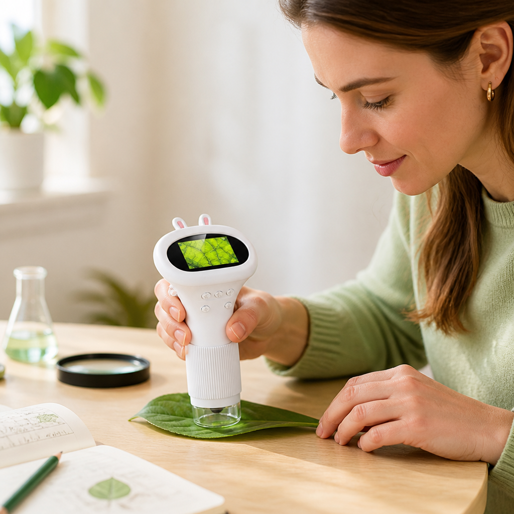 Digital Display 1000x Handheld Microscope (Child-Friendly)