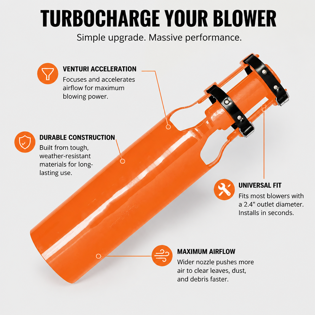 TurboBreeze™ — Turn Your Leaf Blower Into a Powerhouse That Wipes Out Yard Work Instantly