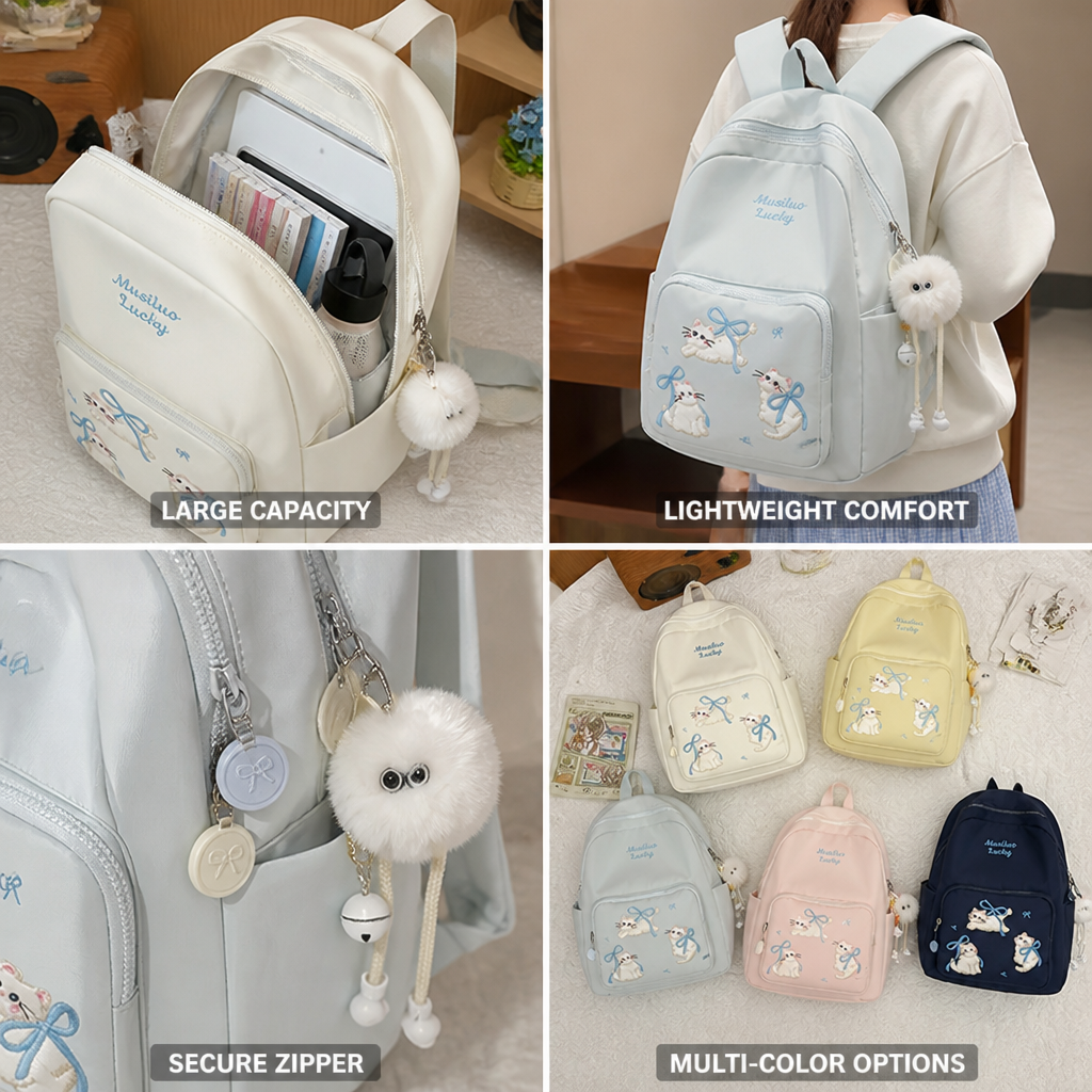Large Capacity Lightweight Kitten Backpack
