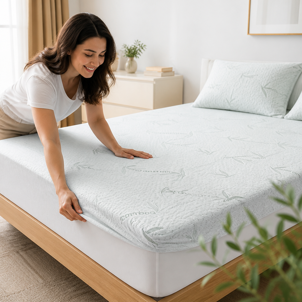 Cooling & Breathable Fitted Sheet (Deep Pocket)