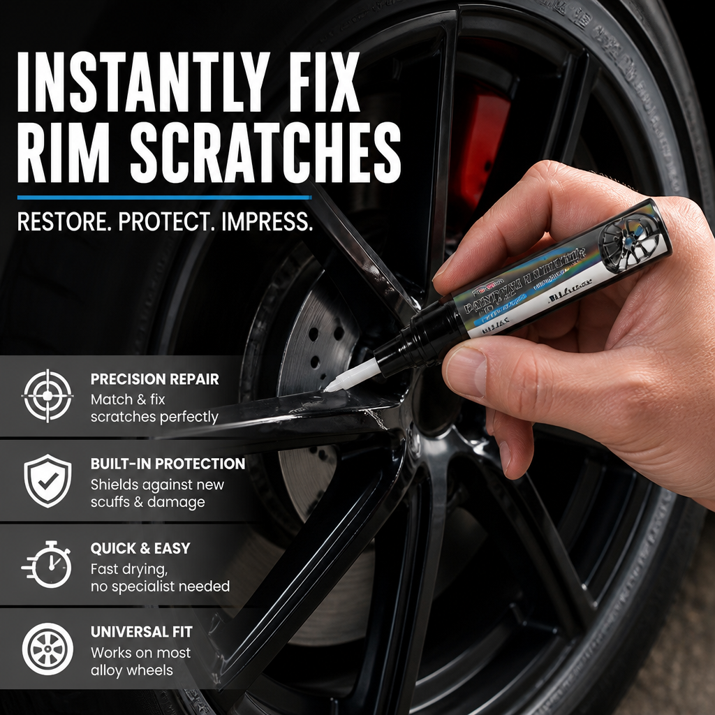 WheelRevive™ Scratch Repair Pen — Instantly Restore Flawless, Head-Turning Rims That Boost Your Pride