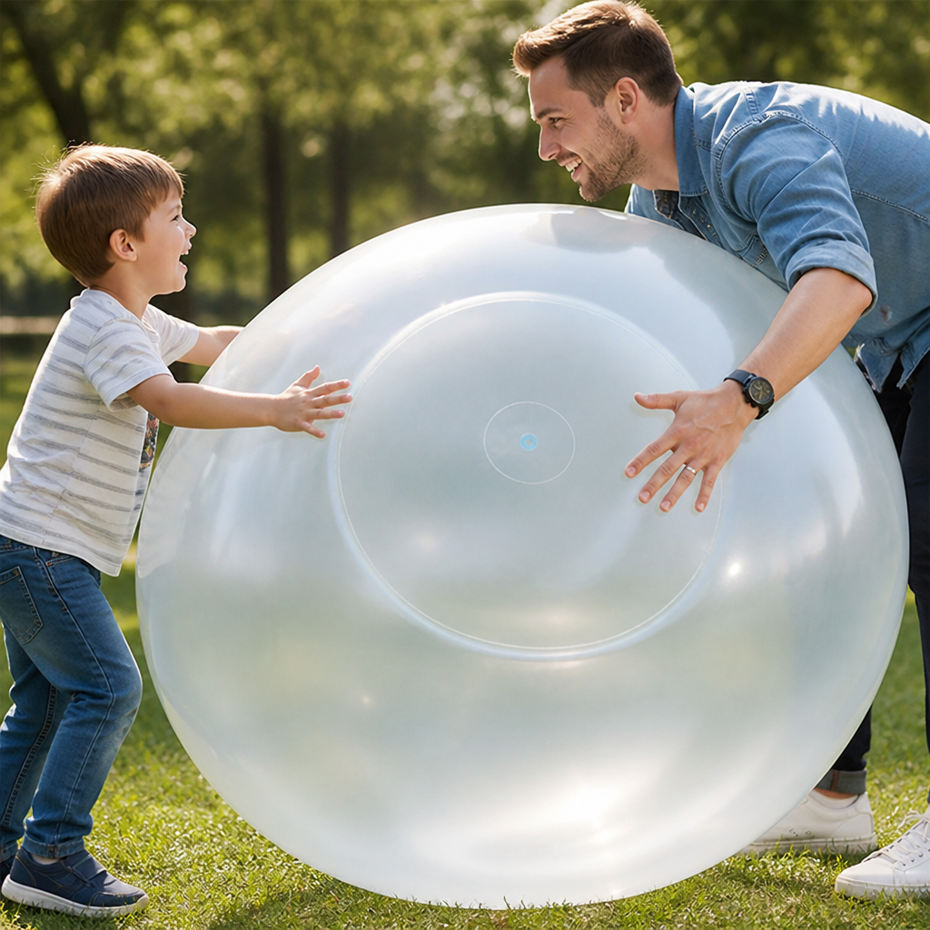 Tear-Resistant TPR Self-Sealing Bubble Ball (Multiple Sizes)