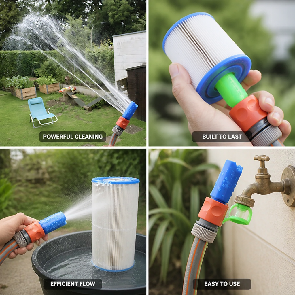 High-Pressure Universal Filter Cleaning Nozzle (Pool & Spa)