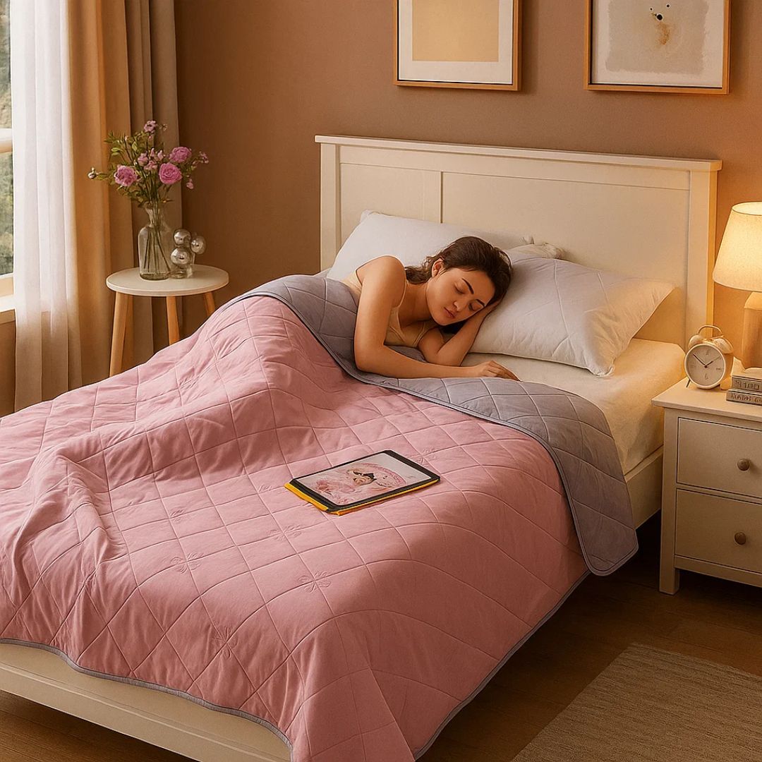 Silk Fiber Cooling Blanket – Regulates Temperature